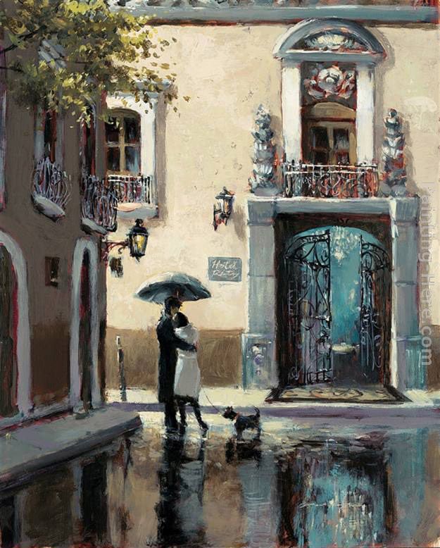 Boulevard Hotel painting - Brent Heighton Boulevard Hotel art painting